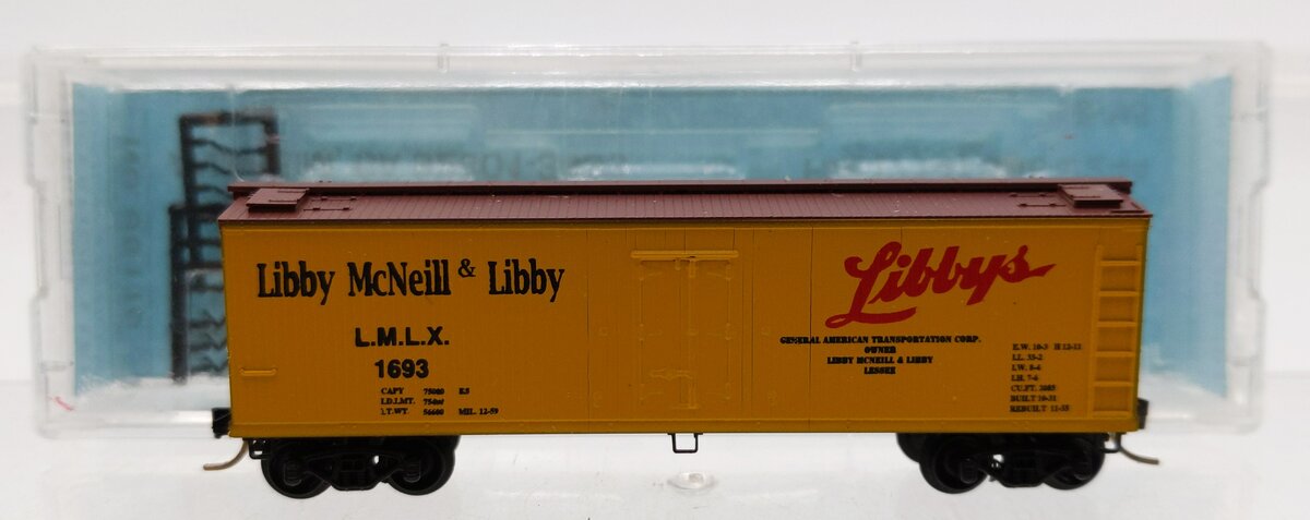 The Freight Yard 9511C N Scale Premier Edition "Libby's" Reefer Car #1693 LN/Box