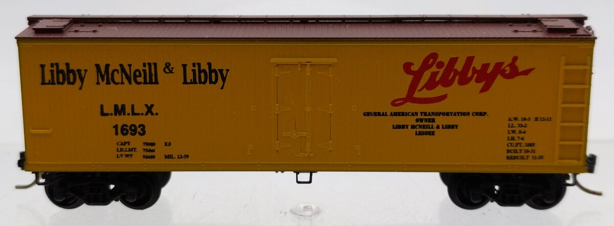 The Freight Yard 9511C N Scale Premier Edition "Libby's" Reefer Car #1693 LN/Box