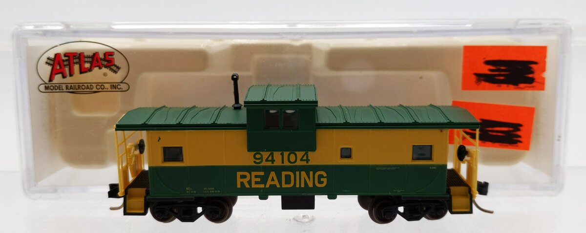 Atlas 30309 N Scale Reading Extended Vision Caboose #94101 NIB