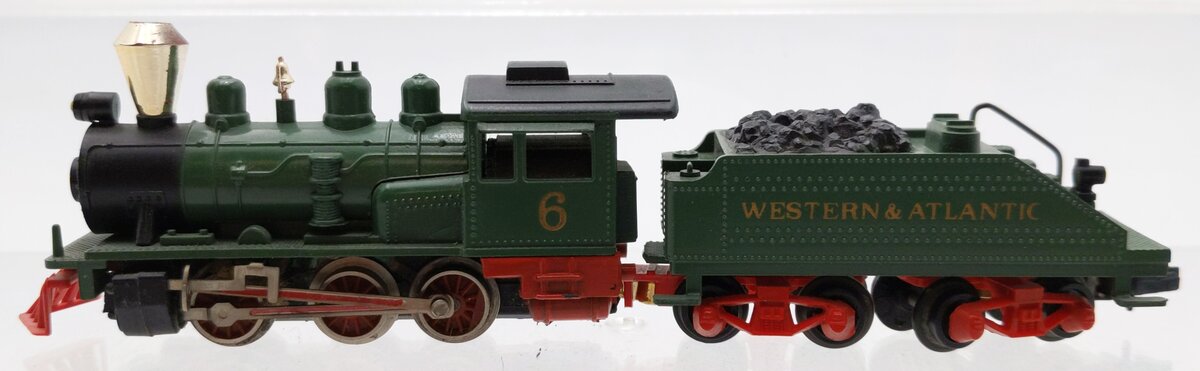 Arnold 0226 N Scale Western & Atlantic 0-6-0 Steam Locomotive & Tender #6 EX