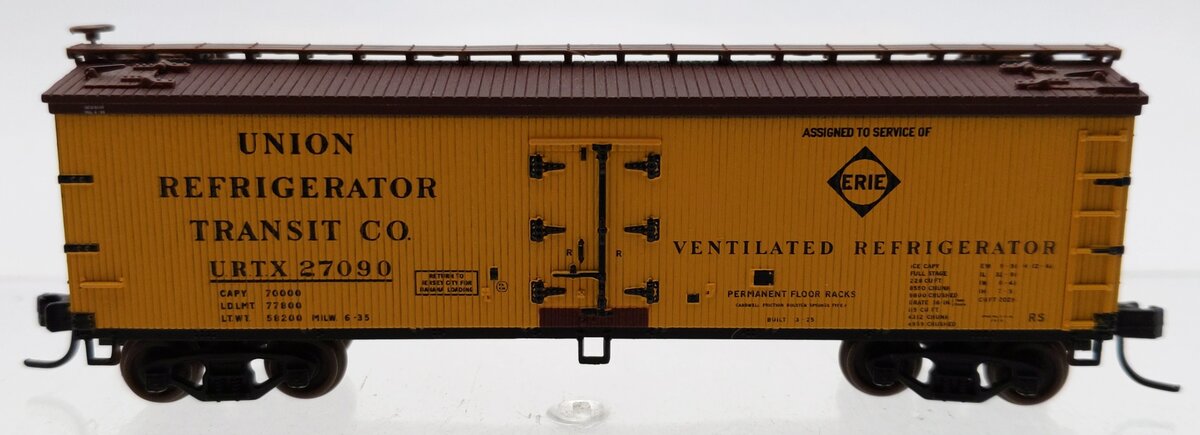 Atlas 41416 N Scale Erie 40' Woodside Reefer Car #27090 LN/Box