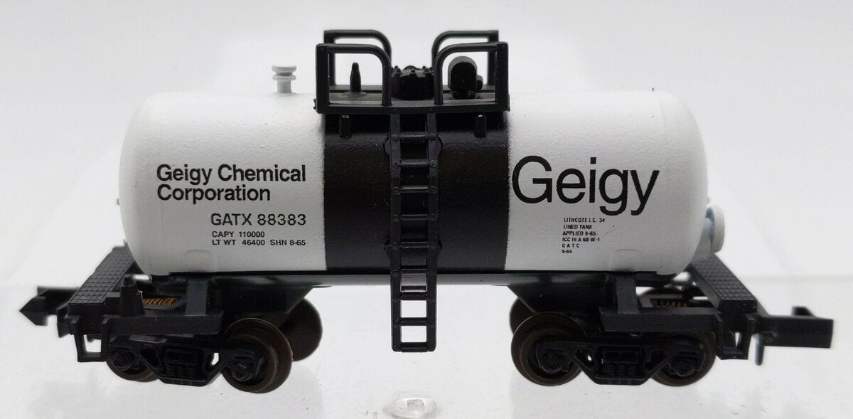 Atlas 3251 N Scale Geigy Chemical Beer Can Tank Car #88383 LN/Box