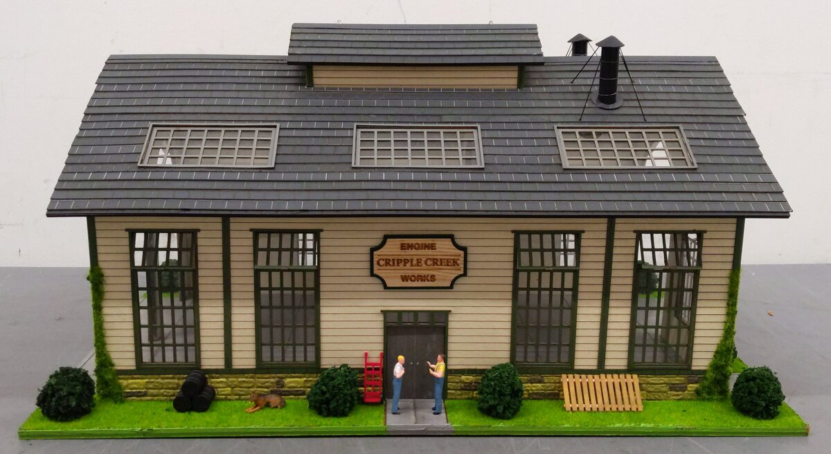Menards 279-5926 O Scale Cripple Creek Engine Works Building LN