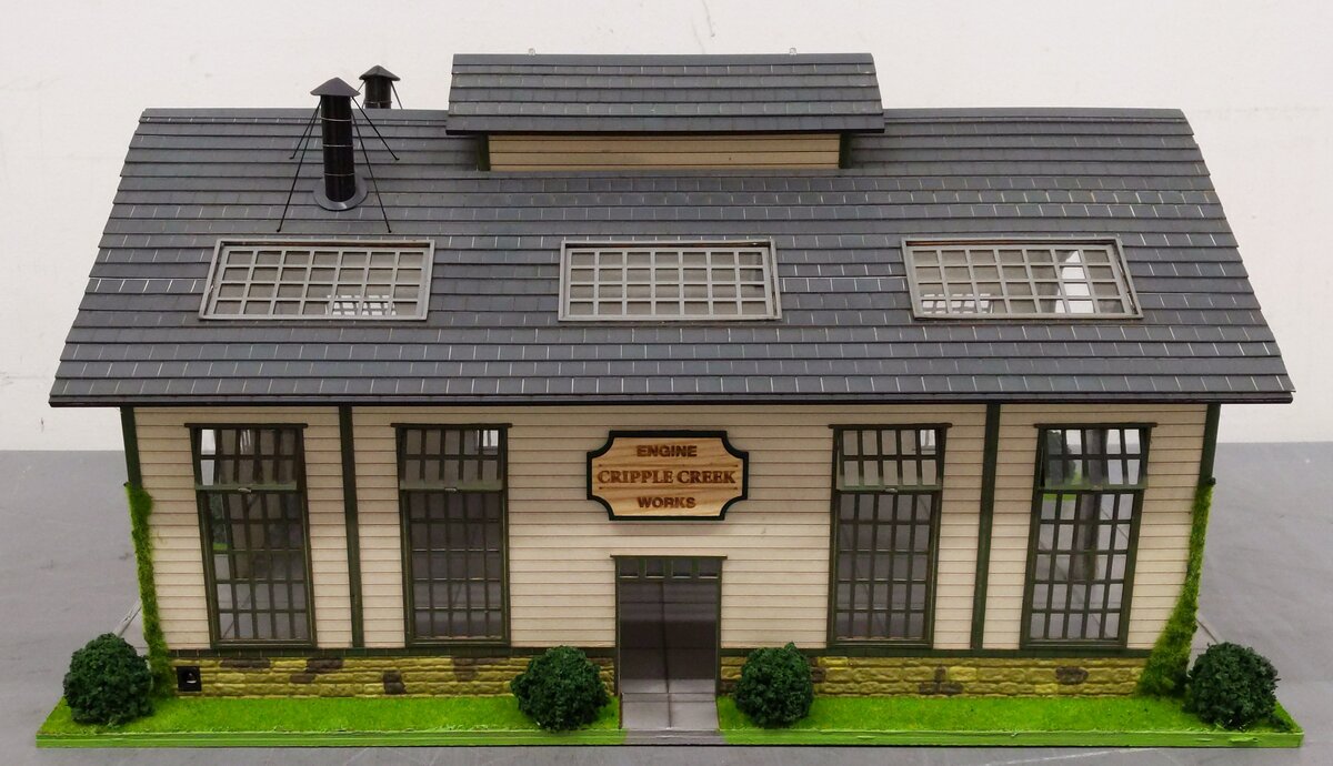 Menards 279-5926 O Scale Cripple Creek Engine Works Building LN
