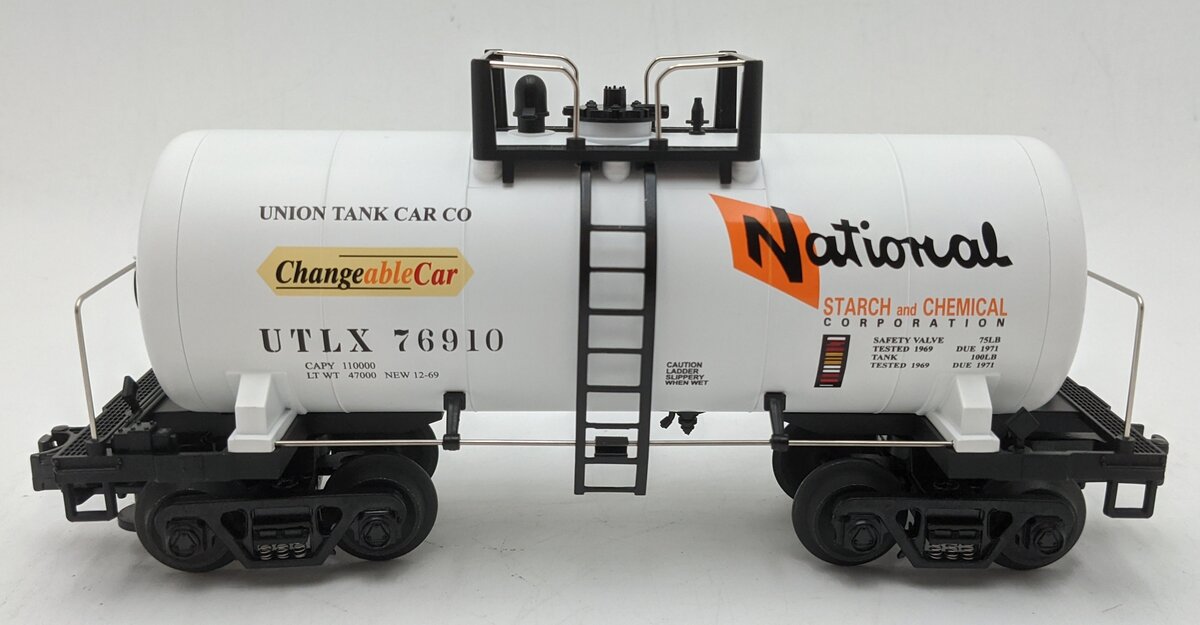 MTH 20-96004 O Gauge National Starch & Chemical Co. 8000 Gallon Tank Car #76910 LN
