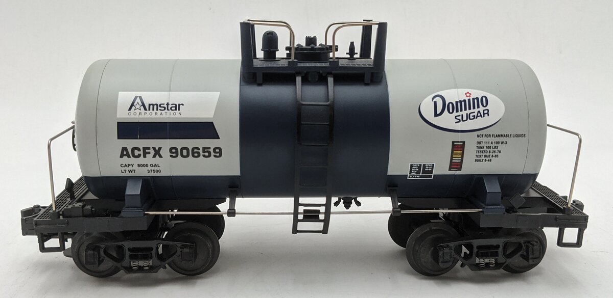 MTH 20-96029 O Gauge Domino Sugar Tank Car #90659 LN