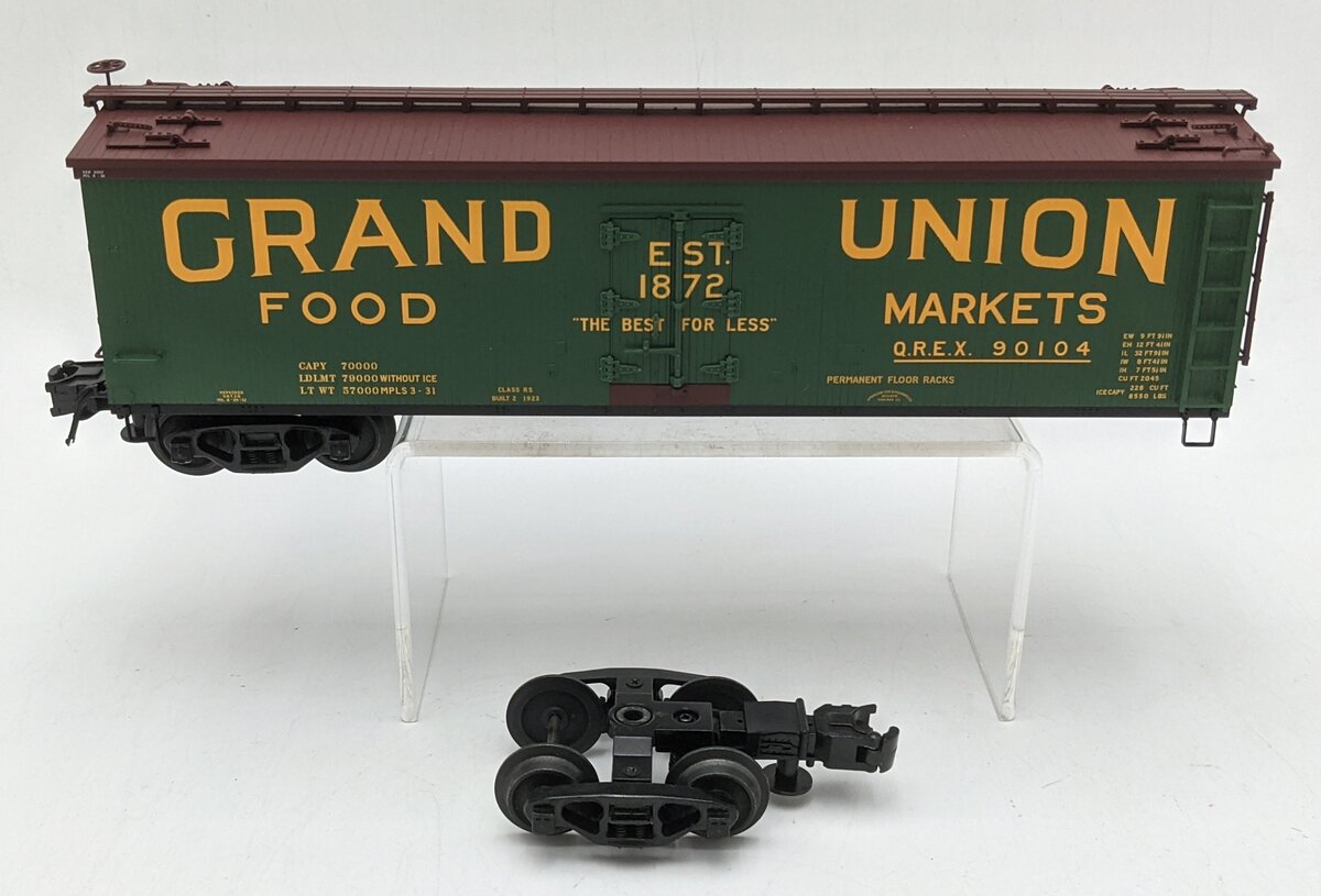 Atlas 6706-2 O Scale Grand Union Food Markets Woodside Reefer #90104 VG