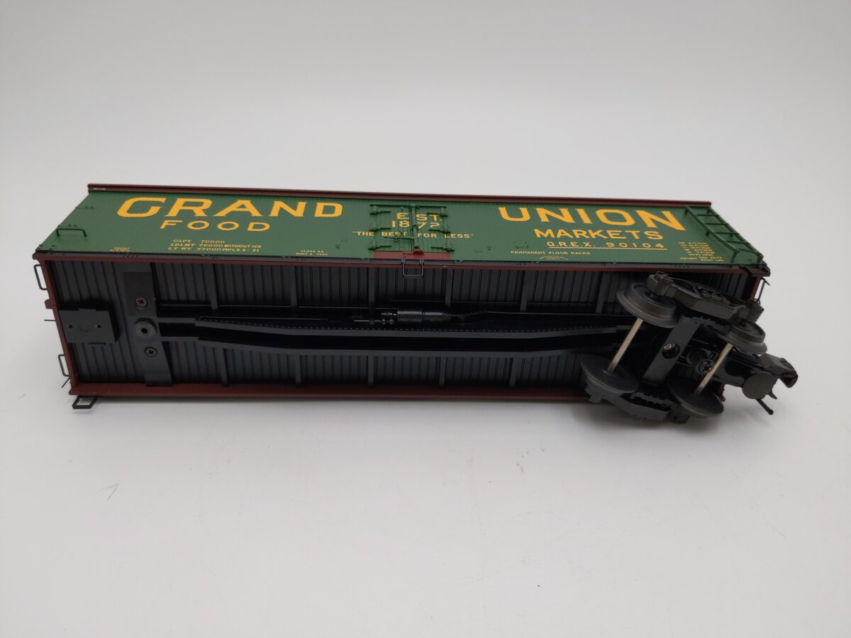 Atlas 6706-2 O Scale Grand Union Food Markets Woodside Reefer #90104 VG