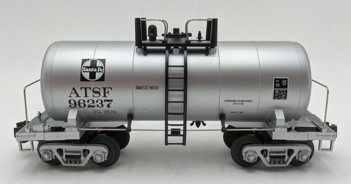 MTH 20-96022 O Gauge Santa Fe 8000 Gallon Tank Car #96237 LN