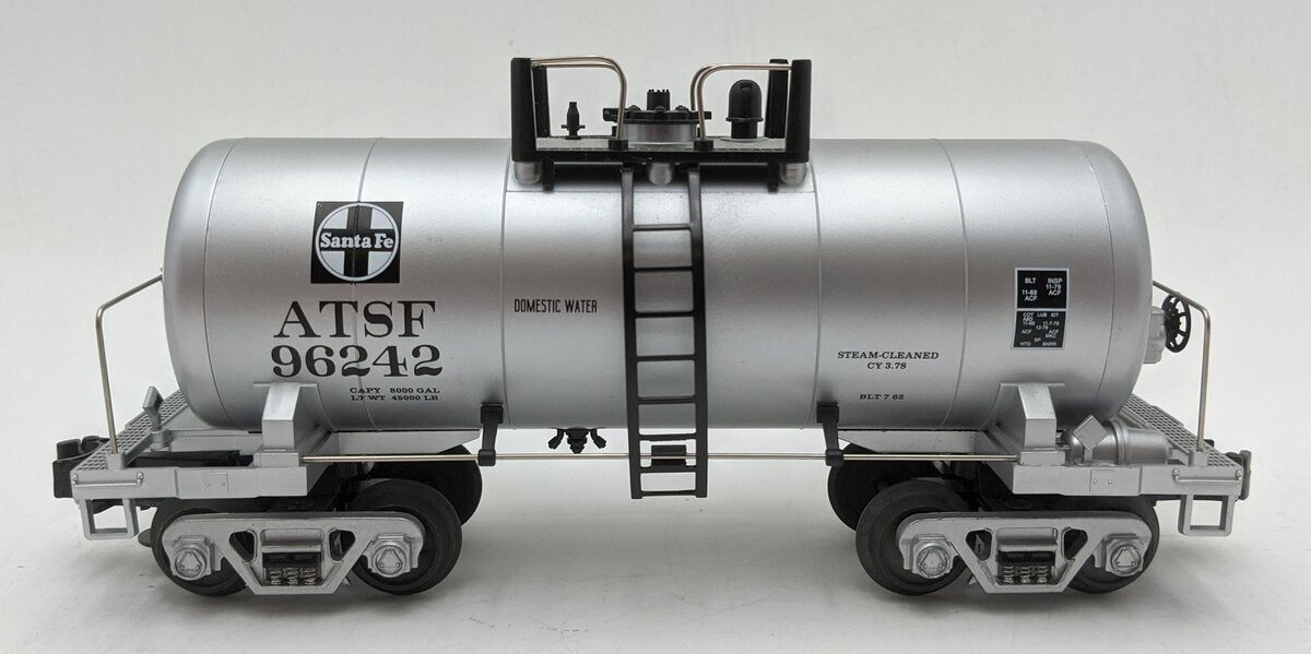MTH 20-96022 O Gauge Santa Fe 8000 Gallon Tank Car #96242 LN