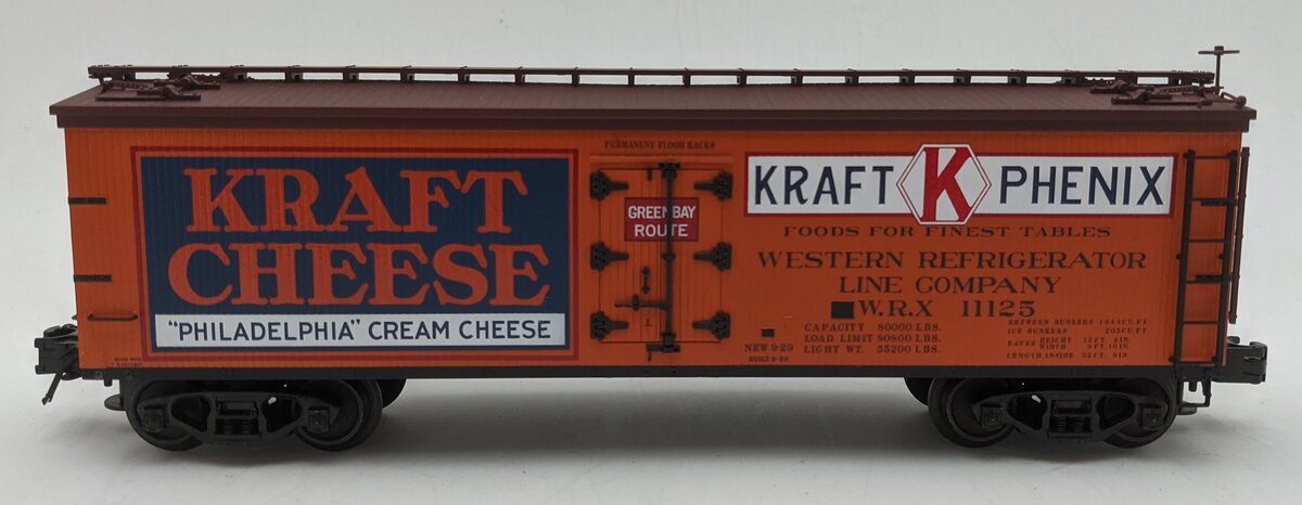Atlas 6711-2 O Scale Kraft-Phenix Refrigerator Car #11125 - 3 Rail VG