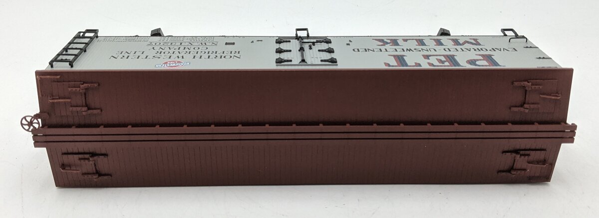 Atlas 3001579S O Gauge PET Milk 40' Wood Reefer #13207 (3-Rail) LN