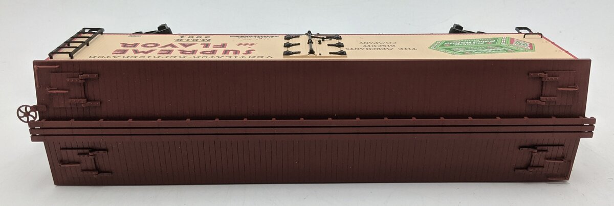 Atlas 8103-2 O Scale Merchants Biscuit 40' Woodside Reefer #3904 (3-Rail) VG