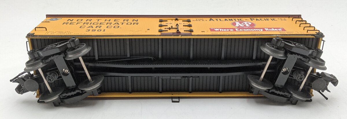 Atlas 6718-2 O Gauge Atlantic & Pacific Woodside Refrigerator Car #3901 (3-Rail) VG