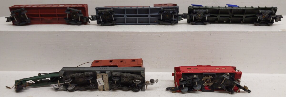 American Flyer S  Gauge Vintage Freight Cars #24106,945,24553,630,644 [5] VG