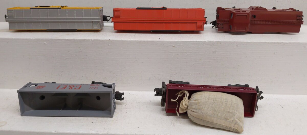 American Flyer S Gauge Vintage Freight Cars #919,24076,935,24036,24221 [5] VG