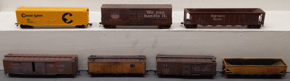 Lionel HO Custom Freight Cars #61720,45702,145386,518125,11098,490200,477851 [7]