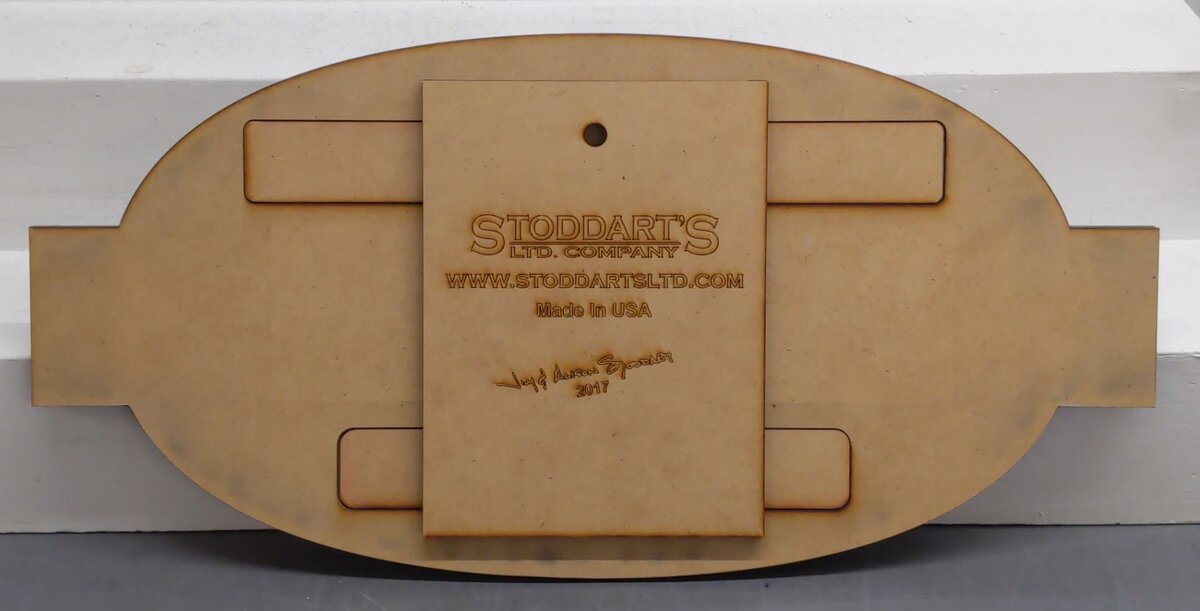 Stoddart New York Central System Wooden Laser Cut Sign LN