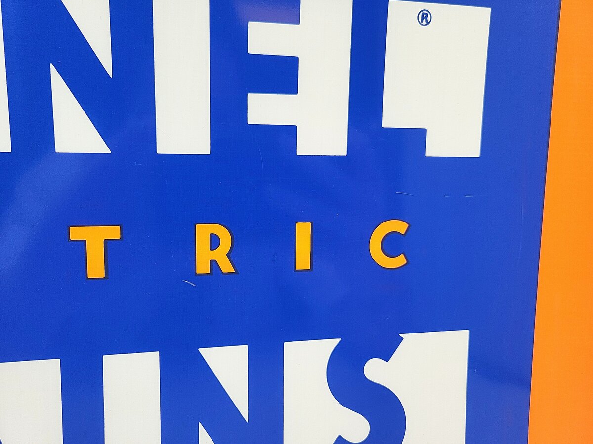 TechArt Illuminated Lionel Electric Trains Sign EX