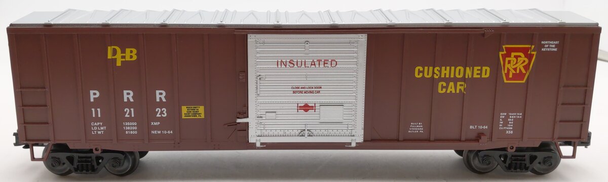 Weaver 112123 O Gauge Pennsylvania Railroad Ribbed 50' Boxcar (3-Rail) EX/Box