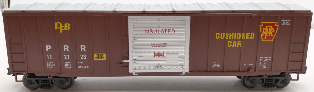 Weaver 112123 O Gauge Pennsylvania Railroad Ribbed 50' Boxcar (3-Rail) EX/Box
