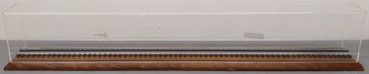 O Gauge 41" Acrylic Display Case w/ Wooden Base EX