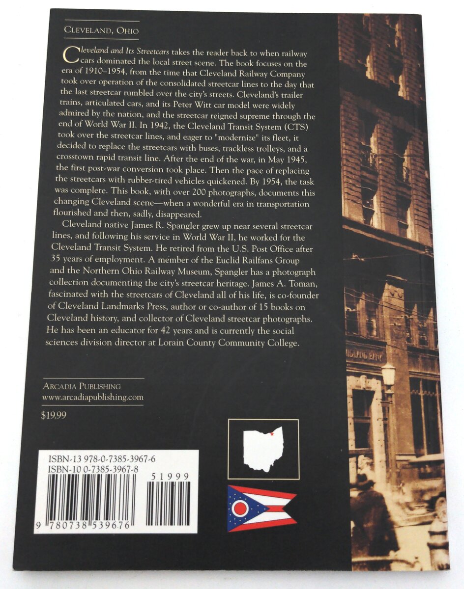 Arcadia Publishing 0-7385-3967-6 Cleveland and Its Streetcars - James R Spangler LN