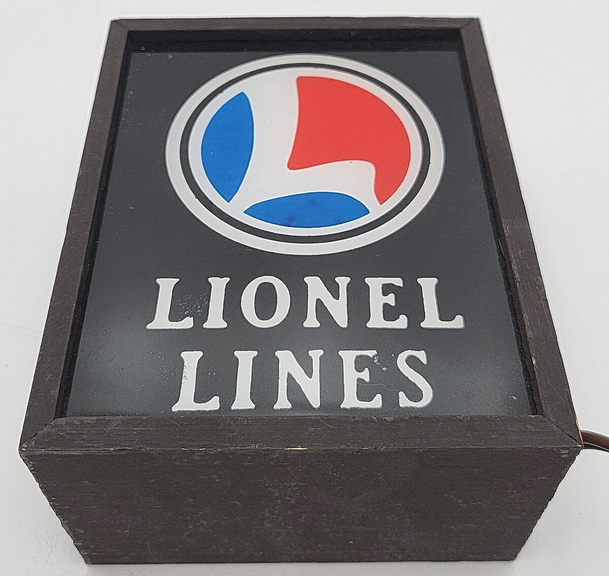 Vintage Lionel Lines Lightbox Illuminated Sign EX