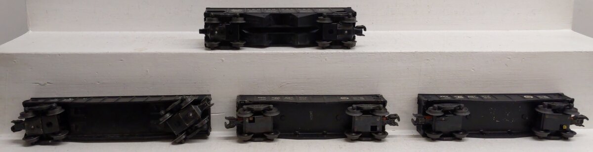 Lionel Vintage O Gauge Freight Cars #6456,347000,347000,6462 [4] VG