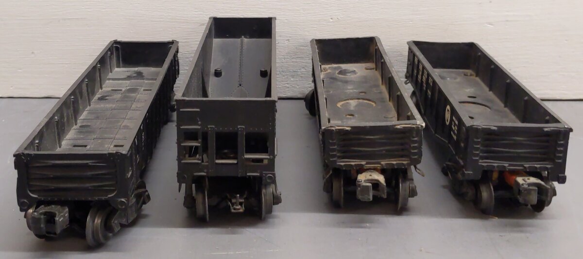 Lionel Vintage O Gauge Freight Cars #6456,347000,347000,6462 [4] VG