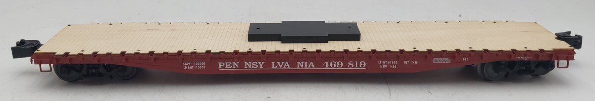 Lionel 2322033 O Gauge Pennsylvania 50' Flatcar #469819 EX/Box