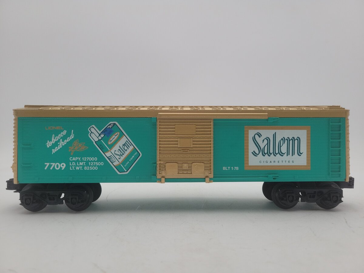 Lionel 6-7709 O Gauge Salem Billboard Refrigerator Car EX