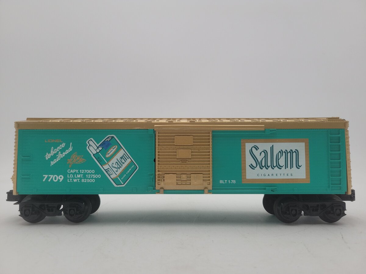 Lionel 6-7709 O Gauge Salem Billboard Refrigerator Car EX