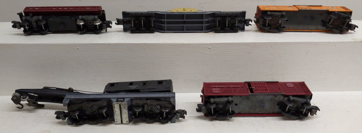 American Flyer S Gauge Vintage Freight Cars #944, 929, 919, 936, 947 [5] VG