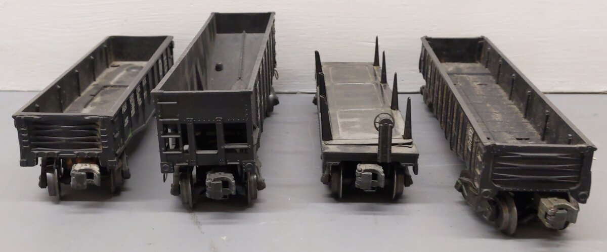 Lionel Vintage O Gauge Freight Car #25000,6462,347000,3461 [4] VG