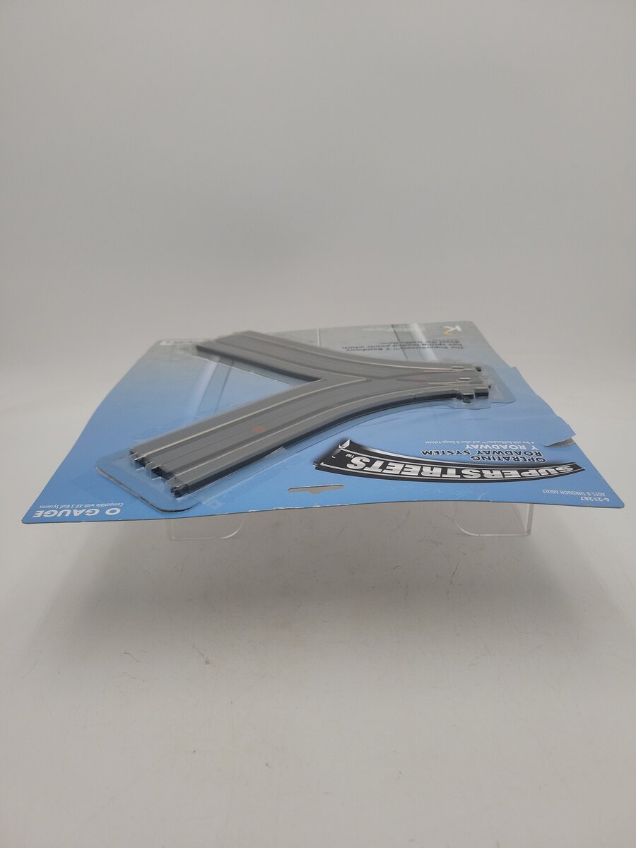 Lionel 6-21287 O Gauge SuperStreets "Y" Roadway Track Section EX/Box