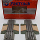 Lionel 6-12036 O Gauge FasTrack Grade Crossing (Pack of 2) EX/Box