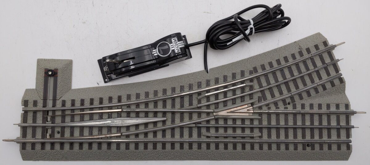 Lionel 6-16826 O72 FasTrack Command Control Left Hand Switch Turnout EX/Box