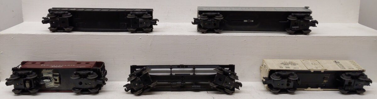 Lionel Vintage O Gauge Freight Cars #356225,6462,3482,6415,536417 [5] VG