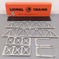 Lionel 321 Vintage O 24 Inch Long Plastic Trestle Bridge - Unassembled VG/Box
