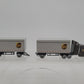 Daron Worldwide Trading RT4345 HO Scale Diecast UPS Tractor With Two Trailers LN/Box