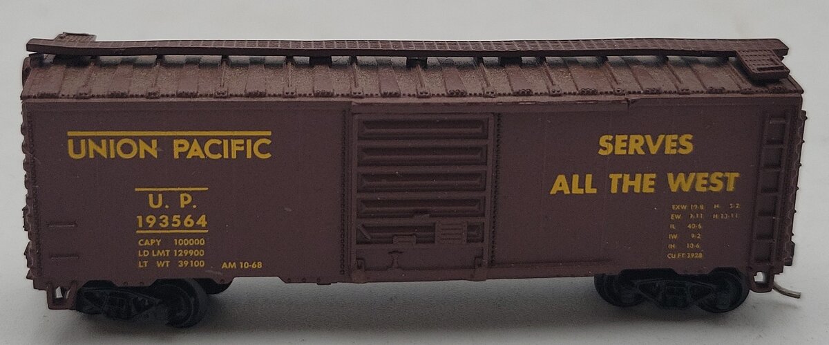 Atlas 3420 N Scale Union Pacific 40' Boxcar #193564 LN/Box