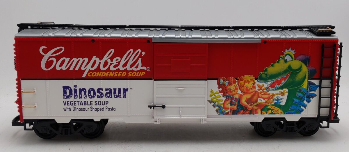 LGB 46910 G Scale Campbell‘s Soup Dinosaur Boxcar EX/Box