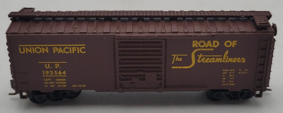 Atlas 3420 N Scale Union Pacific 40' Boxcar #193564 EX/Box