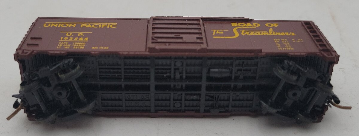 Atlas 3420 N Scale Union Pacific 40' Boxcar #193564 EX/Box