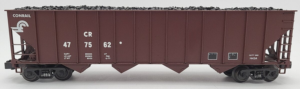 Weaver U4925LD O Conrail 4 Bay High Side Hopper #477562 [3 Rail] LN