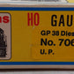 Atlas 7061 HO Union Pacific GP 38 Diesel Locomotive #2048 EX/Box