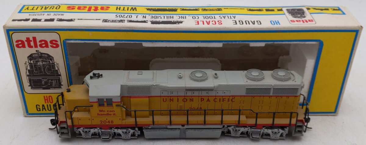 Atlas 7061 HO Union Pacific GP 38 Diesel Locomotive #2048 EX/Box