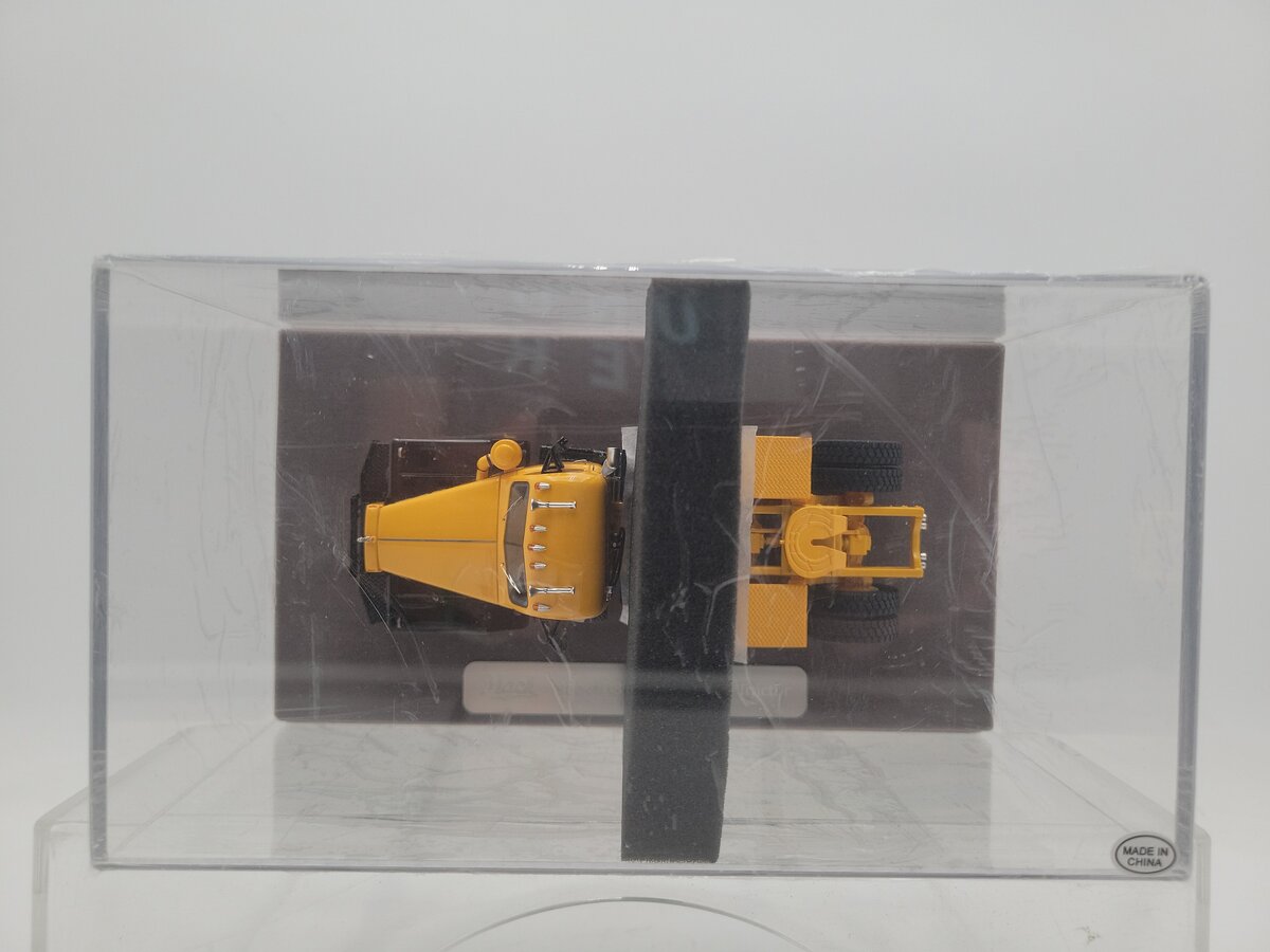 Fire Replicas FR102-4 1:50 Scale Yellow Mack B-81 Tandem Axle Tractor in Display LN/Box