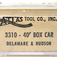 Atlas 3310 N Scale Delaware & Hudson 40' Plug Door Boxcar #20059 LN/Box